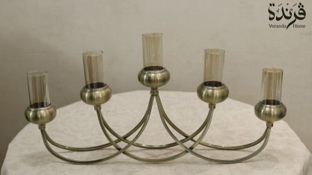 شمعدان معدن نحاسي فاخر